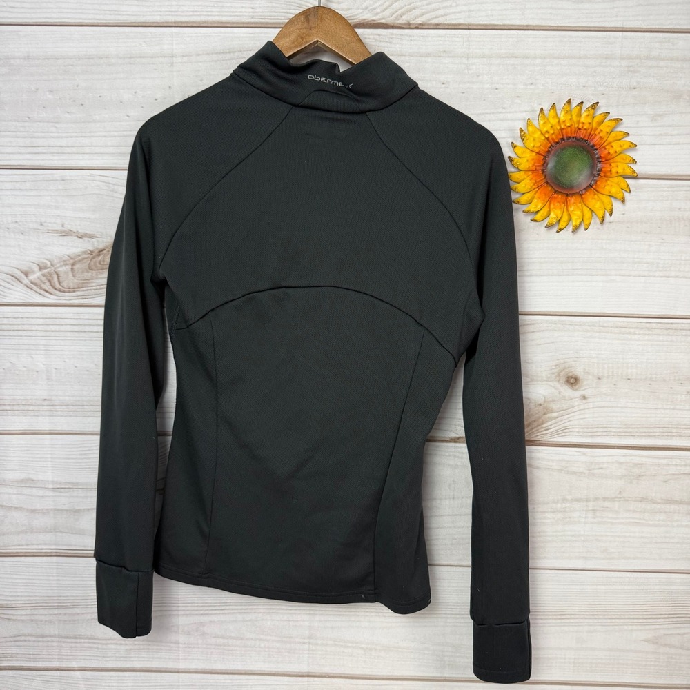 Obermeyer Womens Black 1/4 Zip Pullover Top Size Medium - Picture 2 of 4